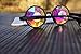 Kaleidoscope Glasses - Rainbow Prism Diffraction Glasses - Experience Amazing Vivid Colors by Funky Goggs (Black)