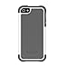 SG0926-M185 Screen Guard Case for Apple iPhone 5/5S - 1 Pack - Retail Packaging - Charcoal/White