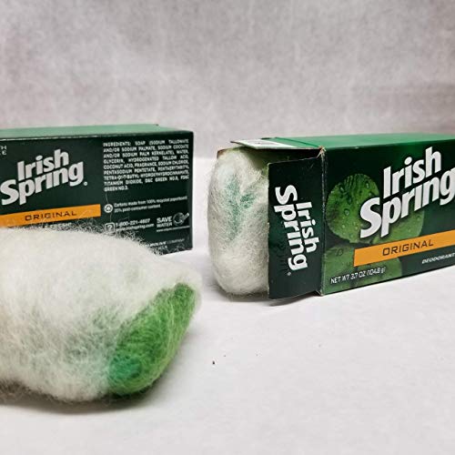 Irish Spring Hand Felted Soap Bar - Thumbnail 4