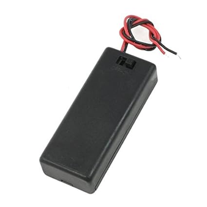 Amazon.com: DealMux On Off corrediça 2 cabos do detector Titular 2x1.5V AAA Bateria Caixa de armazenamento: Home Improvement