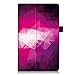 Famavala Folio PU Leather Case with Auto Wake/Sleep for 8 Inch Fire HD 8 [7th Generation 2017 / 6th Generation 2016] Tablet - 3DRose
