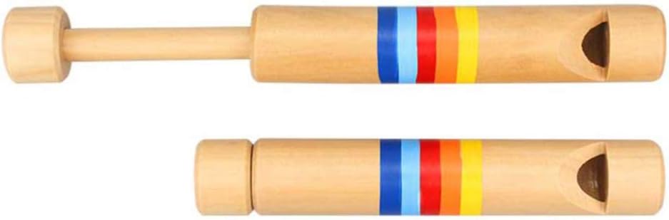 Toyvian 2pcs Wood Slide Whistle Toy Noise Makers for Kids Bag Stuffers, School Prizes: Health & Personal Care