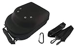 SimpleChoice Hat Carrier Case Portable Case for 6 Caps | Durable Snapback Hat Carrier | Baseball Caps Storage Case | Lightweight Travel Hat Case with Capacious Design | Black Color Version 2