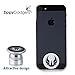 Zippy Gadgets #1 Universal Magnetic Cell Phone Mount - Magnetic Phone Holder - Best for Hands-Free Use, Super Strong Magnet - Car Dashboard Mount, Smartphone Gadget - Desk Accessory (SILVER)