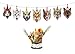Gyzone Birthday Cat Garland 8 Packs, Funny Photographic Cat Faces Birthday Banner, Kitties Bday Party Bunting Decorations