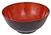 Happy Sales HSNB-MRB52L, Red Black Melamine Udon Ramen Noodle Soup Bowls 52 oz