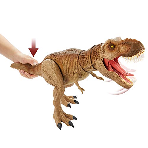 Jouet Dinosaure La Colo Du Crétacé Jurassic World Ultime T-Rex figurine dinosaure articulé avec volume de