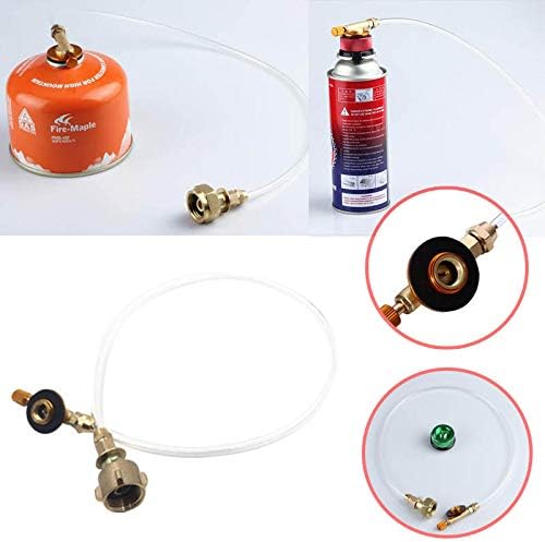 Rosepoem Gas Stove Adapter Eu Burner Lpg Outdoor Camping Propane Refill Adapter Camping