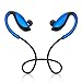 InzhiRui Wireless Sport Noise Cancelling Bluetooth Headphones in-Ear with Mic for Smartphone (Blue&Black)