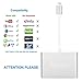 Compatible with iPhone to HDMI VGA AV Adapter, Acode 4 in 1 HDMI/VGA/Audio/Video Multiport Digital Adapter Converter to HDTV Projector 1080P for iPhone, iPad, iPod Support iOS 11, iOS 10.3(Silver)