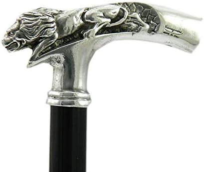 Elegant Walking Stick - Walking Sticks Pomolo Leone. Stick Year 2017 Made In Italy - Cavagnini