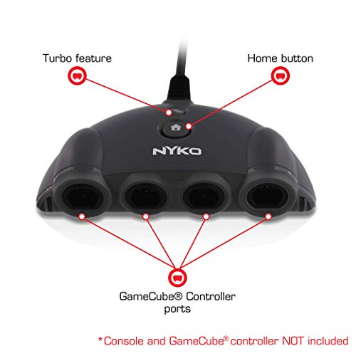 image for Nyko Retro Controller Hub Plus - 4 Port GameCube Controller Adapter wi
