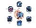 Fun Cube Relieves Stress And Anxiety Fidget Toy for Children and Adults (Blue/Camo)