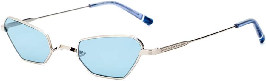 Etnia Barcelona CARYTOWN SILVER/LIGHT BLUE women Sunglasses
