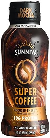Sunniva Super Coffee Dark Mocha, Pack Of 24
