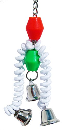 Bonka Bird Toys 1957 Boingy Bell Bird Toy parrot cage toys cages cockatiel lovebird parakeet