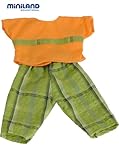 Miniland Orange Shirt and Green Trousers Set for 15.75'' Baby Dolls
