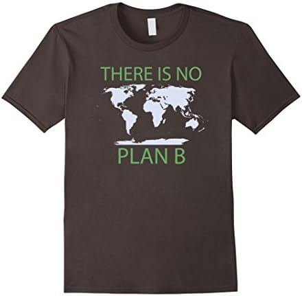 Men's THERE IS NO PLAN B tshirt 2XL Asphalt