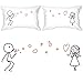 BoldLoft from My Heart to Yours Couples Pillowcases - Romantic Couple Gift for Him and Her, Valentines Day, Cotton Anniversary, Engagement, Birthday Present for Girlfriend or Wife