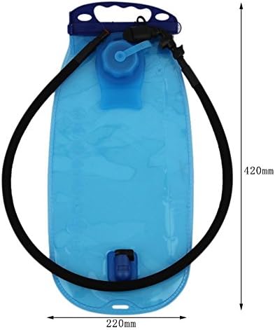 SuperStores Outdoor Sports Water Bag 3L Big Mouth Gourd Shape Edition Nontoxic TPU Outdoor Cycling Mountaineering Camel Back Travel Backpack
