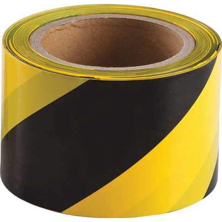 Caution Barricade Tape 3in X 300ft • Caution Tape Bright Yellow with a bold Black Print for High Visibility • 3 in. wide for Maximum Readability • Tear Resistant Design (Barricade Tape Black & Yellow) - Thumbnail 6