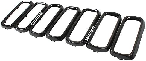 Safaripal Front Grille Trim Ring Inserts 2015-2016 Jeep Renegade Black