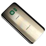 For Samsung Galaxy S7 G930 G930V OEM Rear Glass Housing Back Case Battery Door Cover Adhesive Pre-installed Sticker (Gold)