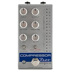 Empress Bass Compressor Effects Pedal, Silver, CPBS