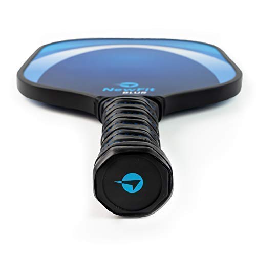 NewFit Blur Pickleball Paddle - USAPA Approved - Graphite Face & Polymer Core for a Quiet and Light Racket (Blue Single) - Thumbnail 3