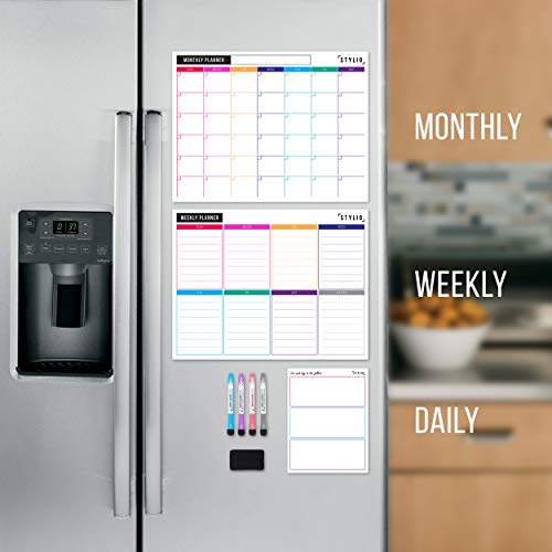 3 Calendar+Whiteboard+Magnetic+Calendars+Refrigerator