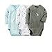 Carters Baby Boys 3-Pack Side-Snap Bodysuits Blue Puppy NB