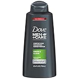 Dove Men+Care 2 in 1 Shampoo and Conditioner, Fresh and Clean, 25.4 Fluid Ounce (Pack of 4)
