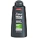 Dove Men+Care 2 in 1 Shampoo and Conditioner, Fresh and Clean, 25.4 Fluid Ounce (Pack of 4)