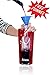 Foldable wine bottle - 2 Pack Jokel plastic reusable collapsible 750ml wine flasks holds an entire bottle of wine & includes easy-pour funnel