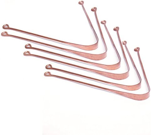 Superior Grade Copper Tongue Cleaner Scraper - Pack of 6