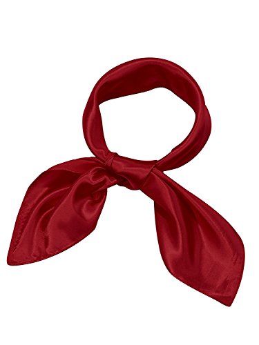 Fancy Clothing Womens French Beret Hat Chiffon Scarf Gloves Sunglasses Costume Accessories (Wine)