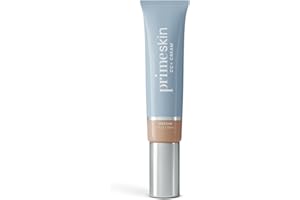 Prime Prometics PrimeSkin CC+ Cream for Mature Women – Lightweight Liquid-to-Powder Foundation – Blurs Pores & Covers Age Spots – Crease-Free, Hydrating & Soft-Matte Finish for Sensitive Skin (Medium)