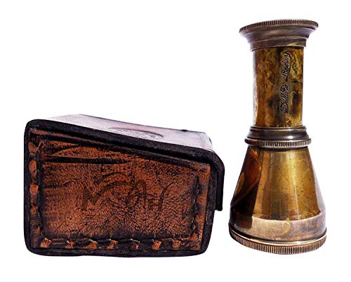 MAH Pocket Telescope with Leather Box - Best Gift for Anyone. C-3230