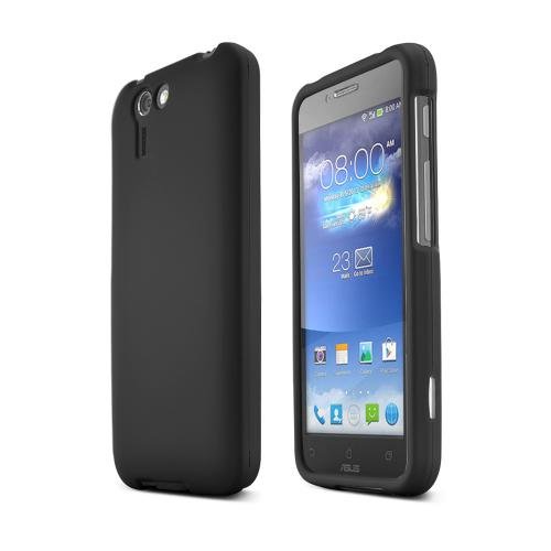 PadFone X Case, [Black] Slim Grip Rubberized Hard Plastic Case for Asus PadFone X (2014)