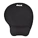 EBOOT Mouse Pad with Gel Wrist Pad Non-Slip Rubber Base, 9 Inches by 8 Inches, Black