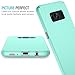 Maxboost mSnap Galaxy S8+ / S8 Plus Case [Perfect Fit] [Turquoise] EXTREME Smooth Surface w/Anti-Slip Matte Coating for Excellent Grip Thin Hard Protective PC Cover for Samsung Galaxy s8 plus 2017