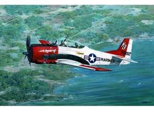 Roden 441A?North American T 28B Trojan Card Model Kit