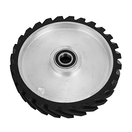 Happybuy 12 x 2 Inch Belt Grinder Rubber Wheel 1.18 Inch bearings