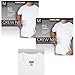 12 Pack Kirkland Signature Men's Crew Neck T-Shirts 100% Cotton Tagless - White