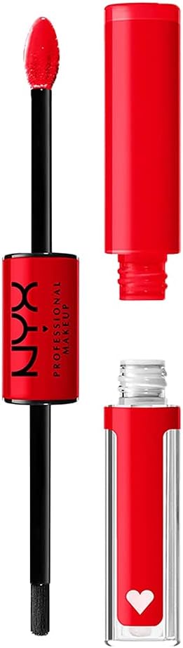 NYX Lip Gloss High Pigment Long Lasting No Transfer Rebel In Red