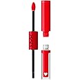 NYX PROFESSIONAL MAKEUP Shine Loud, Long-Lasting Liquid Lipstick with Clear Lip Gloss - Rebel In Red (Warm Red)
