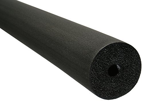 K-Flex 6RX100348 NBR/PVC Non-Slit Tube, 3-1/2" Nominal Insulation ID, 6' Length, 1" Wall Thickness, Black (Pack of 5)