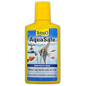 Tetra AquaSafe to Turn Tap Water into Safe and Healthy Water for Fish and Plants, 250 ml