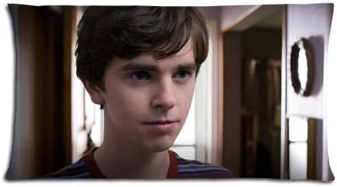 Freddie Highmore Floor Pillow Covers Case Polyester Cotton Zippered Personalized Modern 20x36(inch) 50x90(cm)