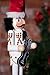 Clever Creations Rockstar 15 Inch Traditional Wooden Nutcracker, Festive Christmas Décor for Shelves and Tables